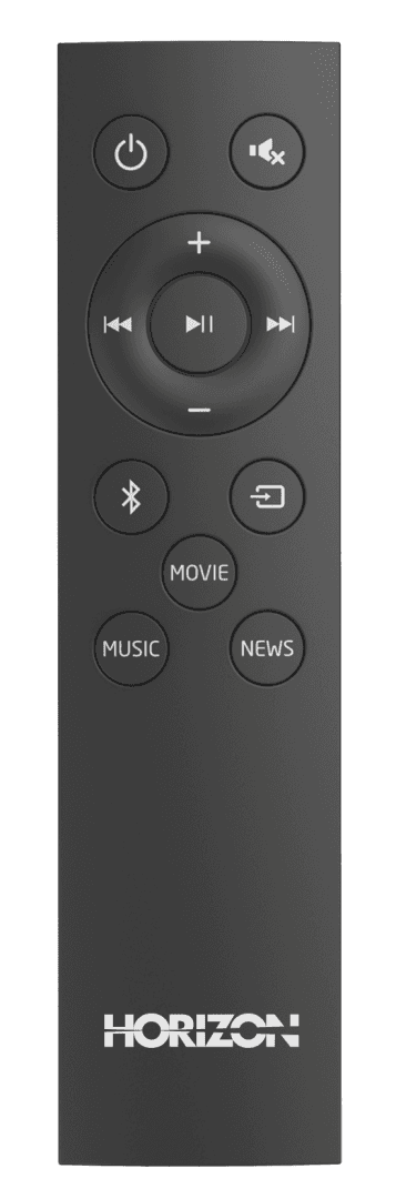 SOUNDBAR HORIZON HAV-S2030 / System 2.0 / Max Audio Power 60W (30W x2) / Digital Optical / AUX (3.5mm) / HDMI-ARC (CEC) / BT 5.4 / USB Playback / DOT-Matrix Display / Remote + Button Keys / Impedance: 4Ω x2 / Signal to Noise Ratio (SNR): 73dB / Wall-Mount Ready / Full Size / Titanium Dark Grey