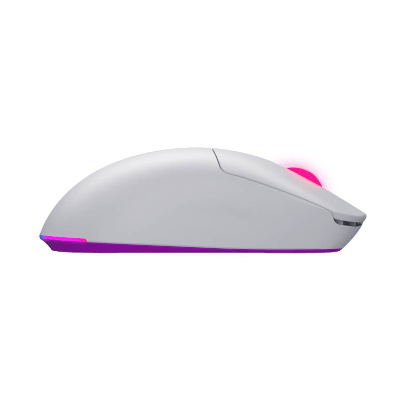 Mouse wireless Hator Quasar 3 ULTRA 8K, conectivitate 2.4GHz, bluetooth 5.4 si USB, polling rate pana la 8000Hz, senzor PixArt 3395, rezolutie maxima 30000 DPI, capacitate baterie 500 mAh, durata de viata baterie in modul wireless pana la 52 ore, timp incarcare 2 ore, switch  HATOR® Optical 100M