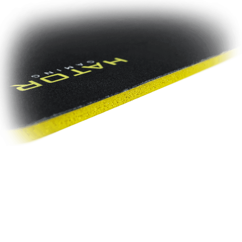Mousepad Hator Tonn L, material cauciuc, dimensiuni 500 х 420 х 4 mm, negru