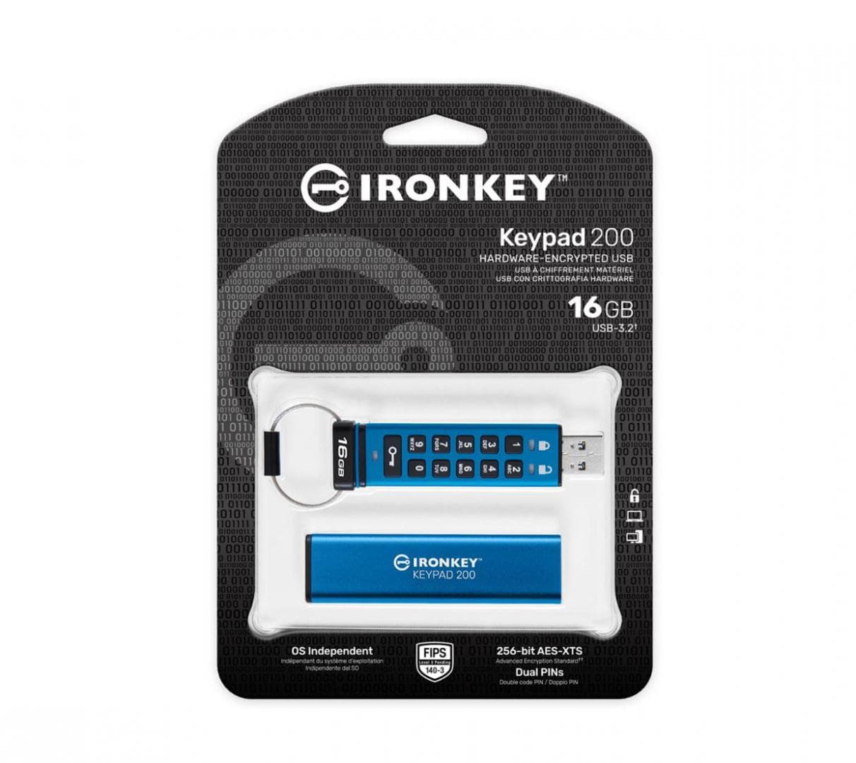 Memorie USB Flash Drive Kingston 16GB IronKey Pad