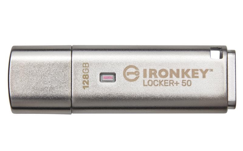 Memorie USB Flash Drive Kingston 128GB IronKey Locker+ 50