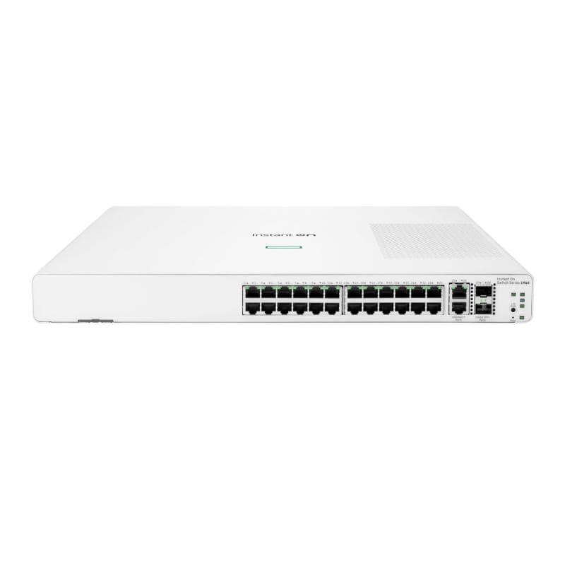 HPE Networking Instant On Switch 24p Gigabit 2p 10GBT 2p SFP+ 1960