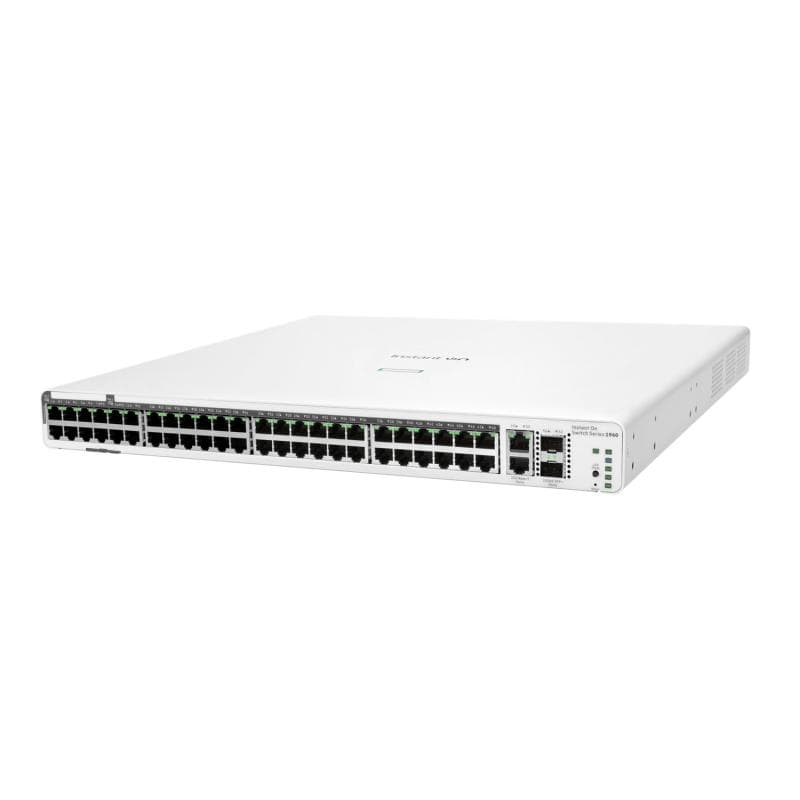 HPE Networking Instant On Switch 40p Gigabit CL4 8p Gigabit CL6 PoE 2p 10GBT 2p SFP+ 600W 1960