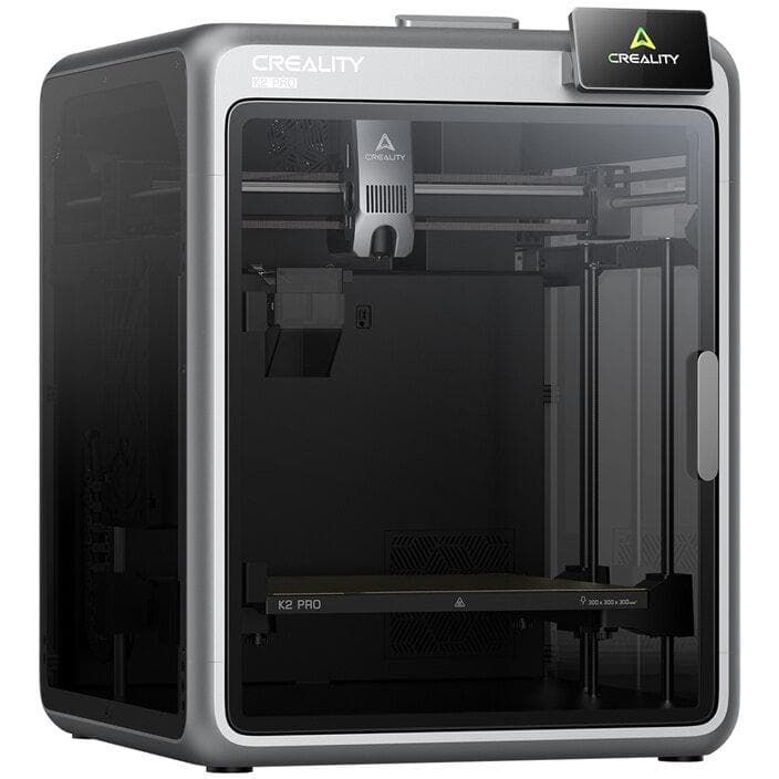 CREALITY K2 PRO FDM 3D PRINTER, Tehnologie: FDM, volum printare: 300 x 300 x 300mm, Dimensiuni produs: 445 × 477 × 573 mm, 23.7kg, Viteza printare: 600 mm/s, Accelerare: 20.000 mm/s, Temperatura duza max: 300 ° C, Motoare Step-Servo, Temperatura max platforma printare: 110 °C, Temperatura max