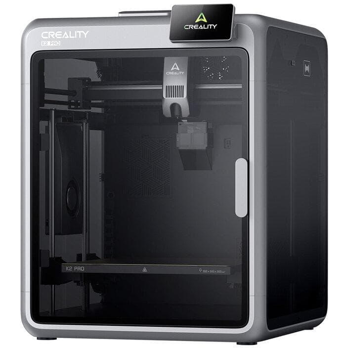 CREALITY K2 PRO FDM 3D PRINTER, Tehnologie: FDM, volum printare: 300 x 300 x 300mm, Dimensiuni produs: 445 × 477 × 573 mm, 23.7kg, Viteza printare: 600 mm/s, Accelerare: 20.000 mm/s, Temperatura duza max: 300 ° C, Motoare Step-Servo, Temperatura max platforma printare: 110 °C, Temperatura max