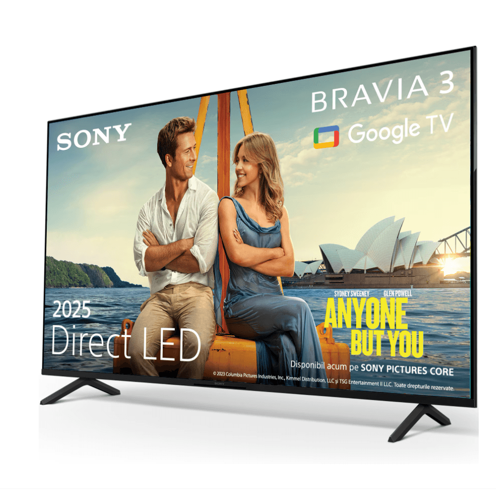 Televizor Sony BRAVIA 3 LED 75S39, 189 cm, Smart Google TV, 4K, Clasa E