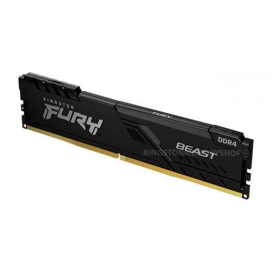 Memorie RAM Kingston DDR4 32GB 3200Mhz CL16 1.35V Dual Channel Kit Fury Beast RGB Black XMP