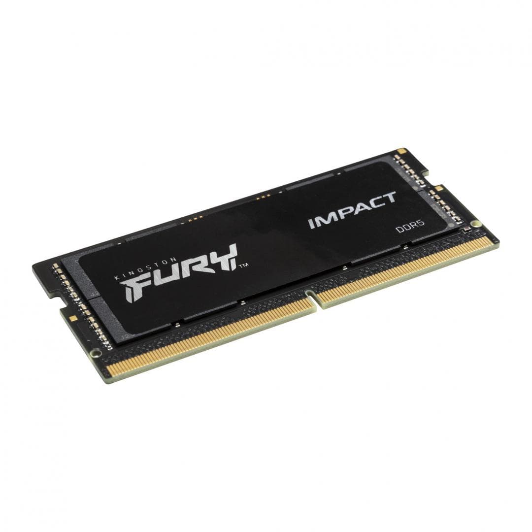 Memorie RAM notebook Kingston Fury Impact, SODIMM, DDR5, 16GB, CL38, 4800MHz