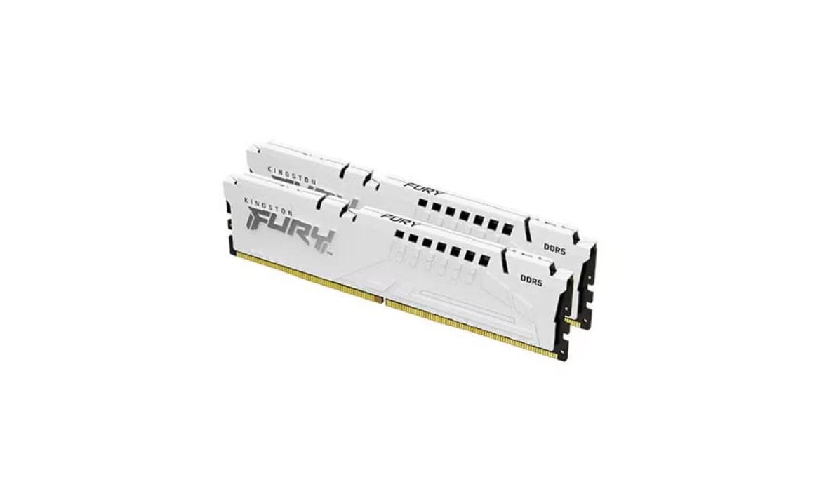 Memorie RAM Kingston DDR5 64GB 5600Mhz CL36 1.25V Dual Channel Kit Fury Beast White EXPO