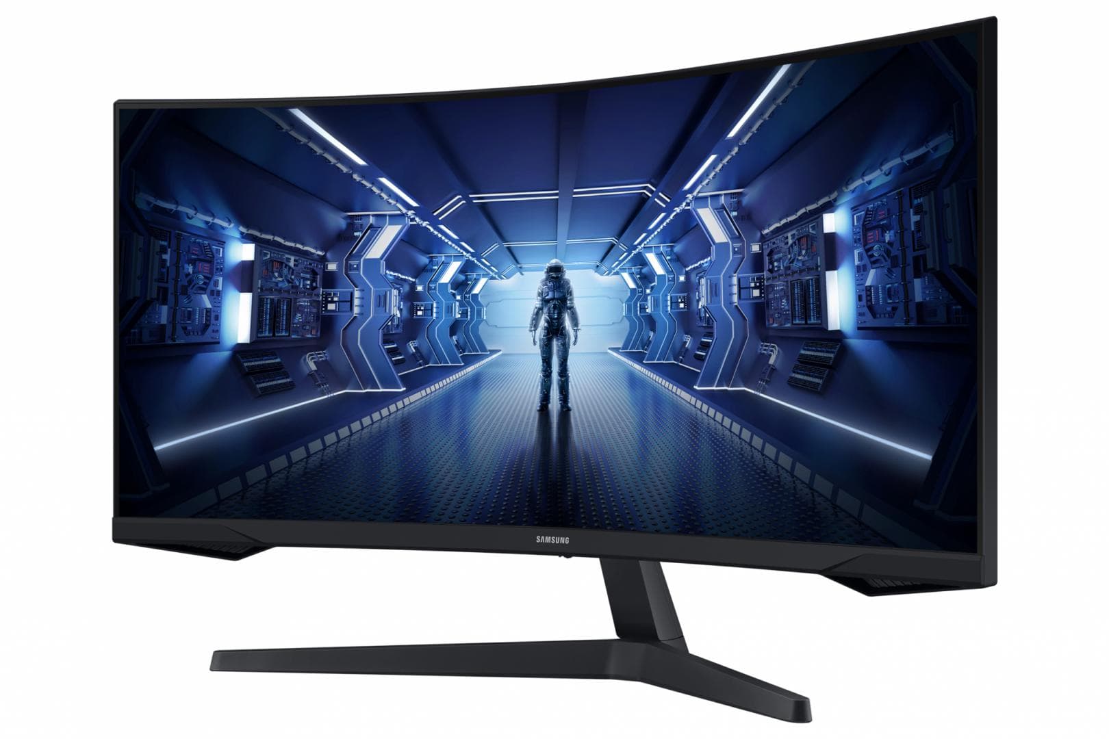 Monitor Samsung 34" LC34G55TWWPXEN, Curvature: 1000R, Diagonal (inch): 34, Diagonal (cm): 86, Aspect ratio: 21:9, Panel: VA, Resolution: 3440x1440, Refresh Rate: 165Hz, Response time MPRT: 1ms, Brightness (max): 250 cd/㎡, Contrast (static) : 2500:1, Contrast (dynamic): Mega Infinity DCR, Viewing