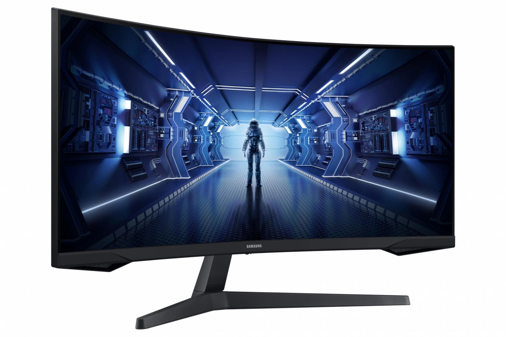 Monitor Samsung 34" LC34G55TWWPXEN, Curvature: 1000R, Diagonal (inch): 34, Diagonal (cm): 86, Aspect ratio: 21:9, Panel: VA, Resolution: 3440x1440, Refresh Rate: 165Hz, Response time MPRT: 1ms, Brightness (max): 250 cd/㎡, Contrast (static) : 2500:1, Contrast (dynamic): Mega Infinity DCR, Viewing