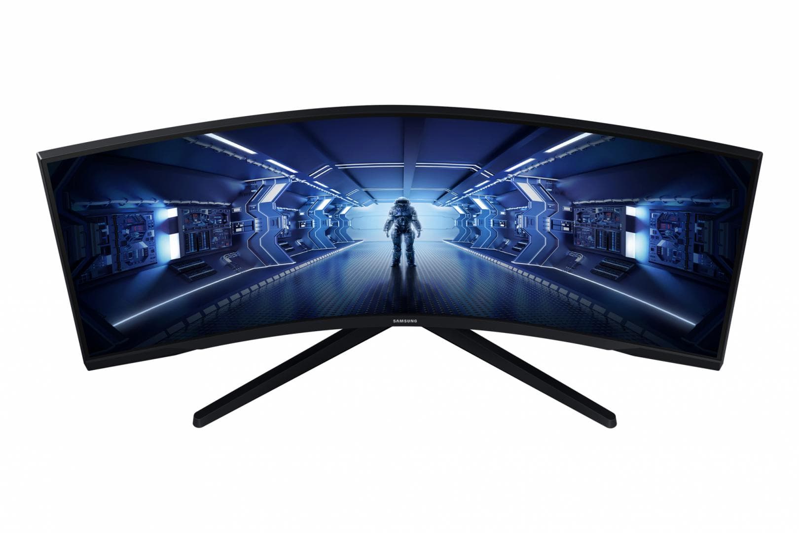 Monitor Samsung 34" LC34G55TWWPXEN, Curvature: 1000R, Diagonal (inch): 34, Diagonal (cm): 86, Aspect ratio: 21:9, Panel: VA, Resolution: 3440x1440, Refresh Rate: 165Hz, Response time MPRT: 1ms, Brightness (max): 250 cd/㎡, Contrast (static) : 2500:1, Contrast (dynamic): Mega Infinity DCR, Viewing