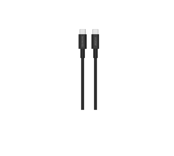 Cablu Lemontti Fast Charge Type-C la Type-C, PD, 100W, lungime 2m, Negru