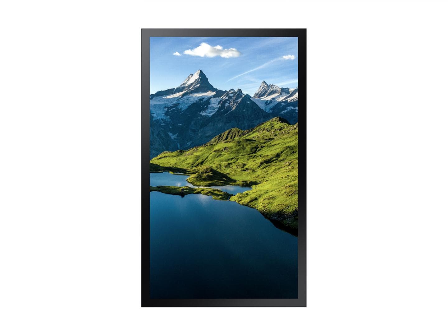 Monitor signage SAMSUNG OH75A HighBrightness OUTDOOR, 75", 3500nit, 24/7, UHD, 14ms, contrast static 1200:1, mătuire 1%, Tizen 5.0, MagicINFO S7, stocare 8GB. Polarized Sun Glasses Viewable in any direction, HD Base T for Long Distance Installalling, Lamp Error D etection, Auto Brightness Control