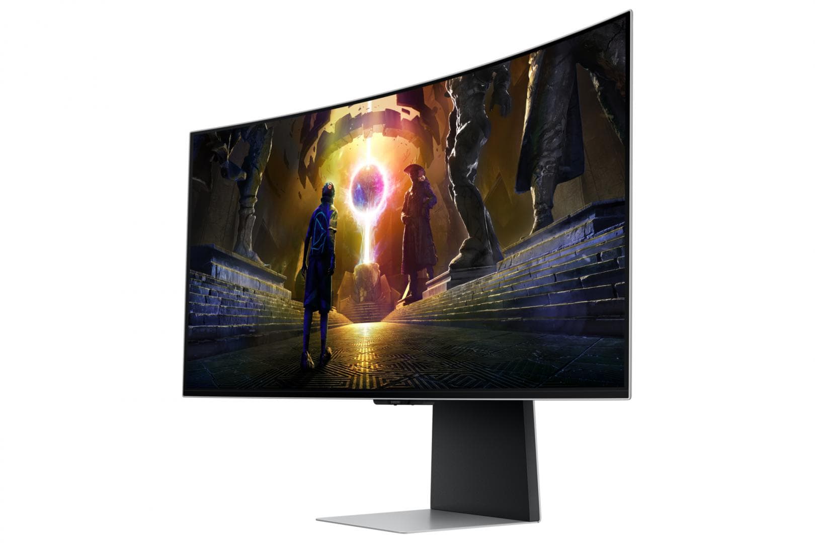 Monitor Samsung 34" LS34DG850SUXDU, Curvature: 1800R, Diagonal (inch): 34, Diagonal (cm): 86, Aspect ratio: 21:9, Panel: OLED, Resolution: 3440x1440, Refresh Rate: 175Hz, Response time GtG: 0.03ms, Brightness (max): 250 cd/m², Contrast (static) : 1M:1, Viewing angle: 178/178, Color Gamut Type