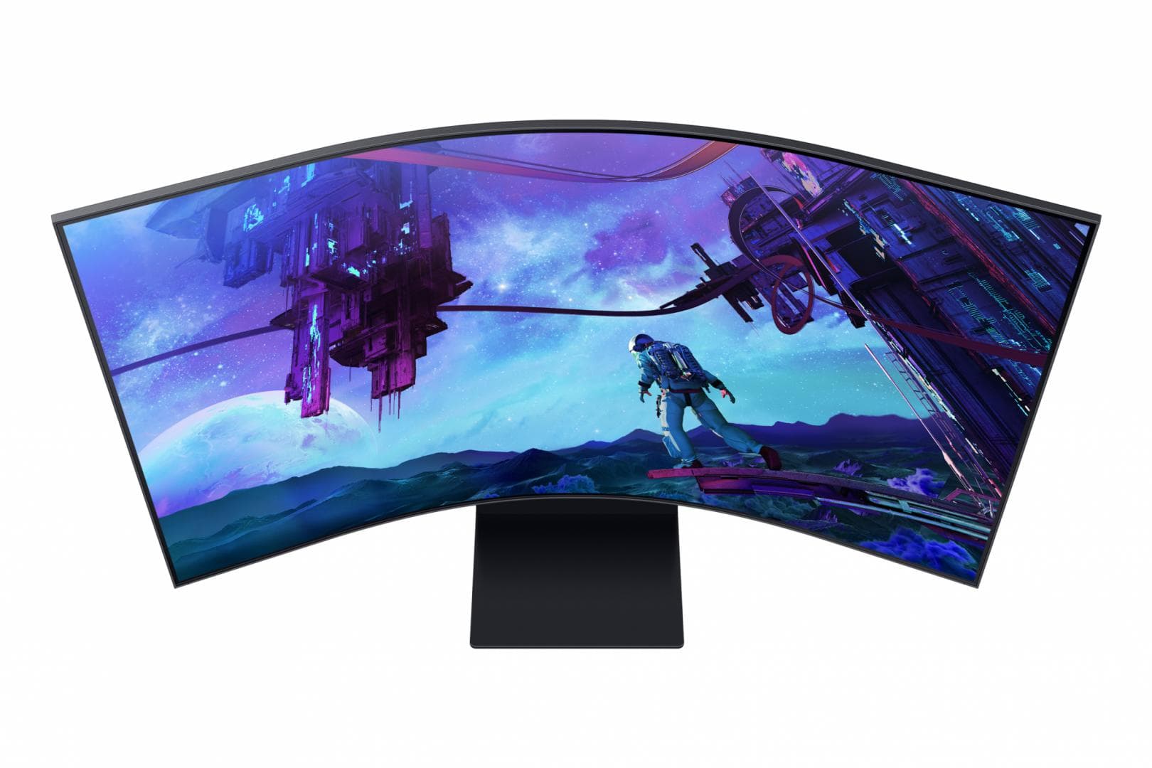 Monitor Samsung 55" LS55CG970NUXDU, Curvature: 1000R, Diagonal (inch): 55, Diagonal (cm): 139.7, Aspect ratio: 16:9, Panel: VA, Resolution: 3840x2160, Refresh Rate: 165Hz, Response time GtG: 1ms, Brightness (max): 600 cd/m², Viewing angle: 178°/178°, Color Gamut Type: DCI, Color Gamut Coverage: 95%