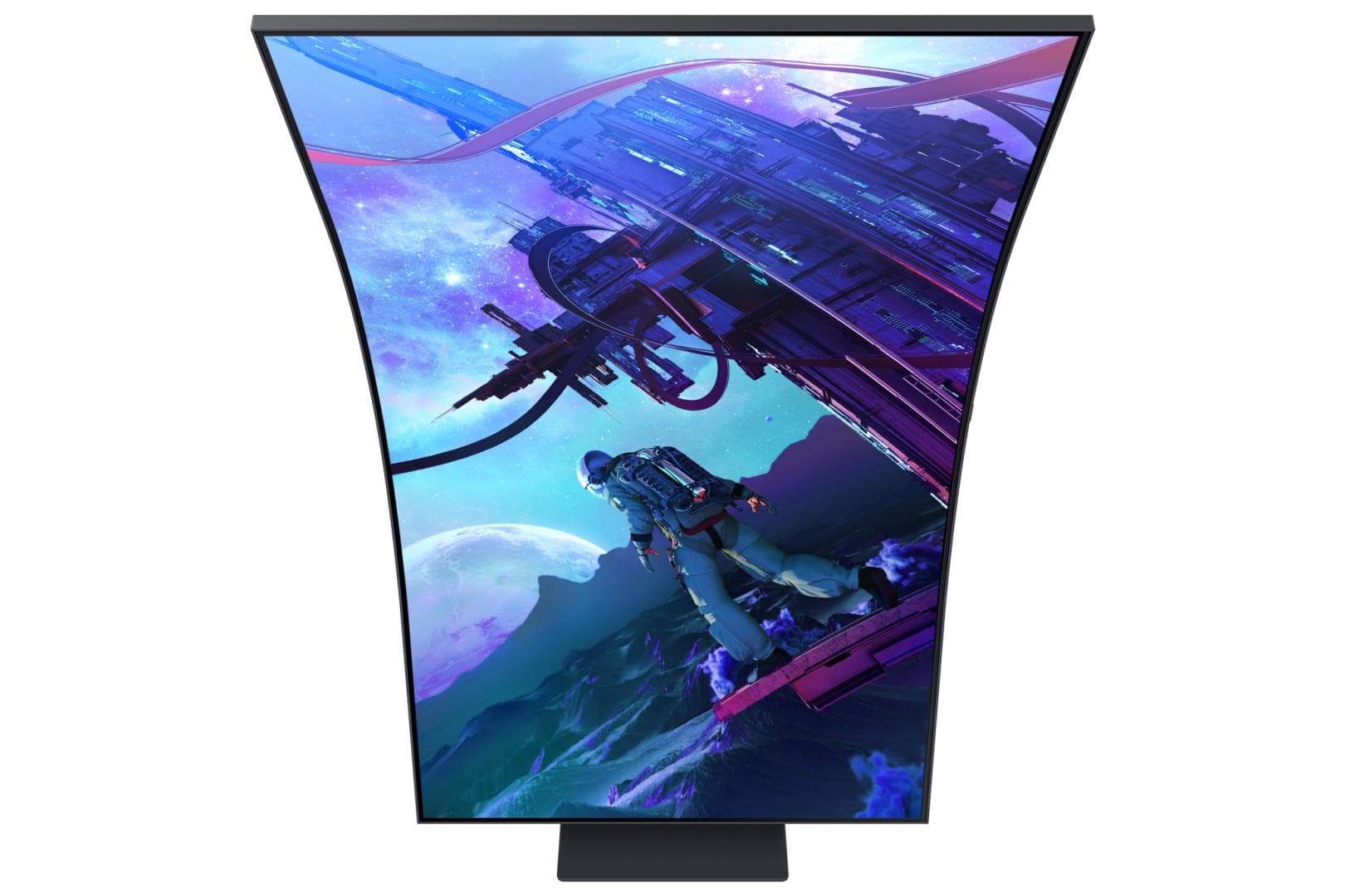 Monitor Samsung 55" LS55CG970NUXDU, Curvature: 1000R, Diagonal (inch): 55, Diagonal (cm): 139.7, Aspect ratio: 16:9, Panel: VA, Resolution: 3840x2160, Refresh Rate: 165Hz, Response time GtG: 1ms, Brightness (max): 600 cd/m², Viewing angle: 178°/178°, Color Gamut Type: DCI, Color Gamut Coverage: 95%