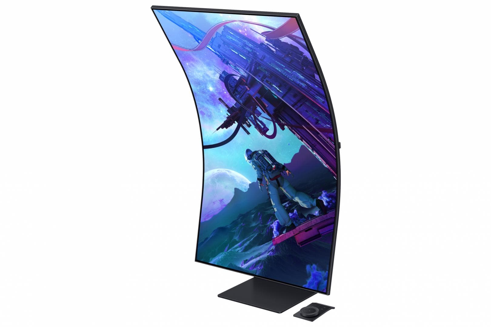 Monitor Samsung 55" LS55CG970NUXDU, Curvature: 1000R, Diagonal (inch): 55, Diagonal (cm): 139.7, Aspect ratio: 16:9, Panel: VA, Resolution: 3840x2160, Refresh Rate: 165Hz, Response time GtG: 1ms, Brightness (max): 600 cd/m², Viewing angle: 178°/178°, Color Gamut Type: DCI, Color Gamut Coverage: 95%