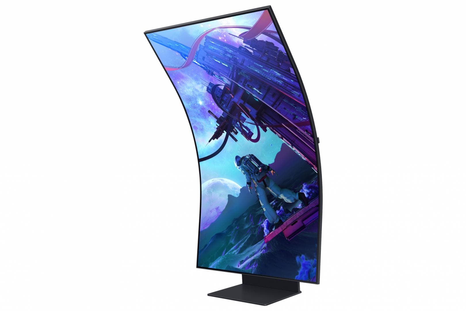 Monitor Samsung 55" LS55CG970NUXDU, Curvature: 1000R, Diagonal (inch): 55, Diagonal (cm): 139.7, Aspect ratio: 16:9, Panel: VA, Resolution: 3840x2160, Refresh Rate: 165Hz, Response time GtG: 1ms, Brightness (max): 600 cd/m², Viewing angle: 178°/178°, Color Gamut Type: DCI, Color Gamut Coverage: 95%