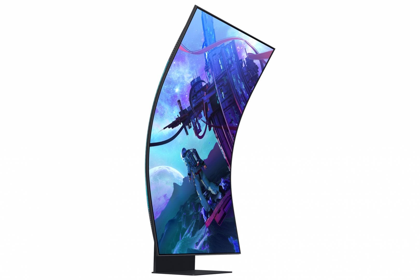 Monitor Samsung 55" LS55CG970NUXDU, Curvature: 1000R, Diagonal (inch): 55, Diagonal (cm): 139.7, Aspect ratio: 16:9, Panel: VA, Resolution: 3840x2160, Refresh Rate: 165Hz, Response time GtG: 1ms, Brightness (max): 600 cd/m², Viewing angle: 178°/178°, Color Gamut Type: DCI, Color Gamut Coverage: 95%