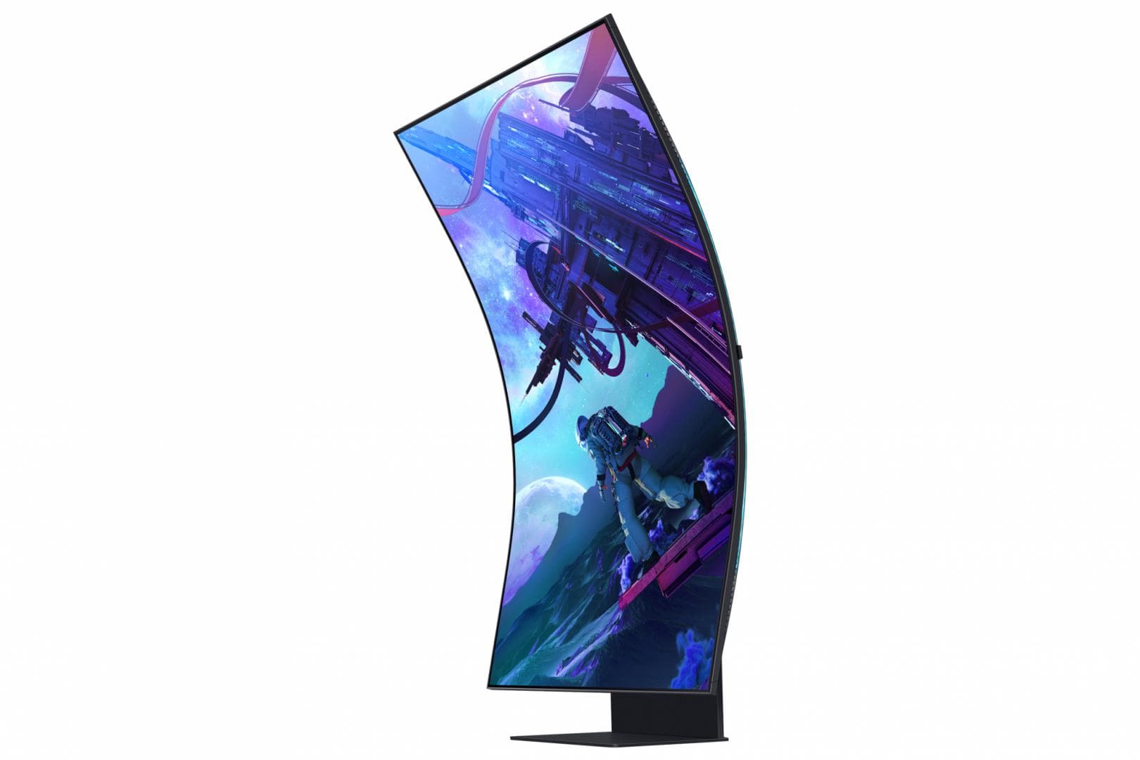Monitor Samsung 55" LS55CG970NUXDU, Curvature: 1000R, Diagonal (inch): 55, Diagonal (cm): 139.7, Aspect ratio: 16:9, Panel: VA, Resolution: 3840x2160, Refresh Rate: 165Hz, Response time GtG: 1ms, Brightness (max): 600 cd/m², Viewing angle: 178°/178°, Color Gamut Type: DCI, Color Gamut Coverage: 95%