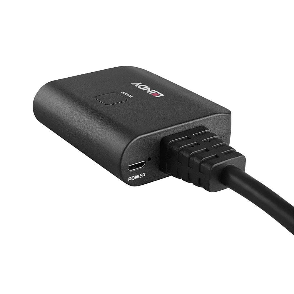 Cablu Lindy 2 porturi HDMI 4K60, latime de banda suportata 18Gbps, Chipset: GSV2006, lungime cablu 500 mm  negru
