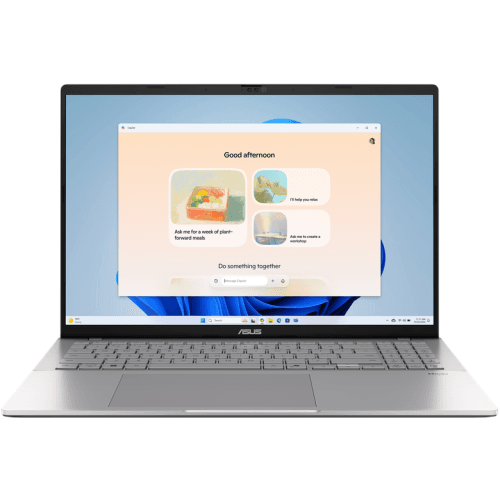 Laptop Consumer ASUS Vivobook S16 M3607HA, cu procesor AMD Ryzen 5 220, 16'' IPS, 16 GB DDR5, 1 TB SSD, AMD Radeon 740M, Fr OS