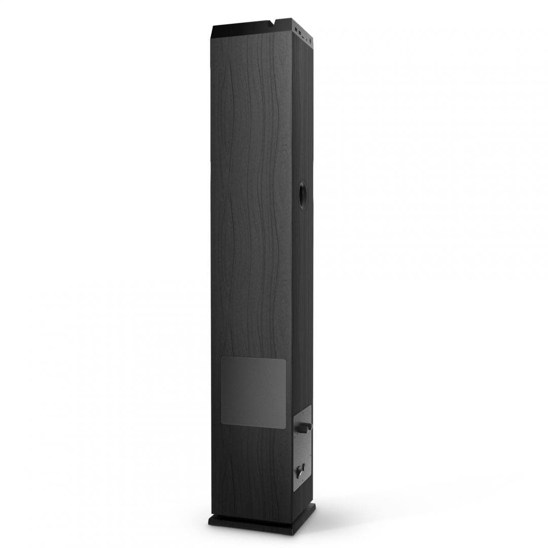 Sistem Audio 2.1 Energy System Tower 5 MAX, bluetooth 5.3, interfata jack 3.5mm, putere: 100W, frecventa raspuns 40 Hz ~ 18 kHz, frecventa FM: 87,5 - 108 MHz, ecran/afisaj: LED, suport card de memorie: microSD si stick-uri USB pana la 128 GB, include telecomanda, material: lemn, dimensiuni