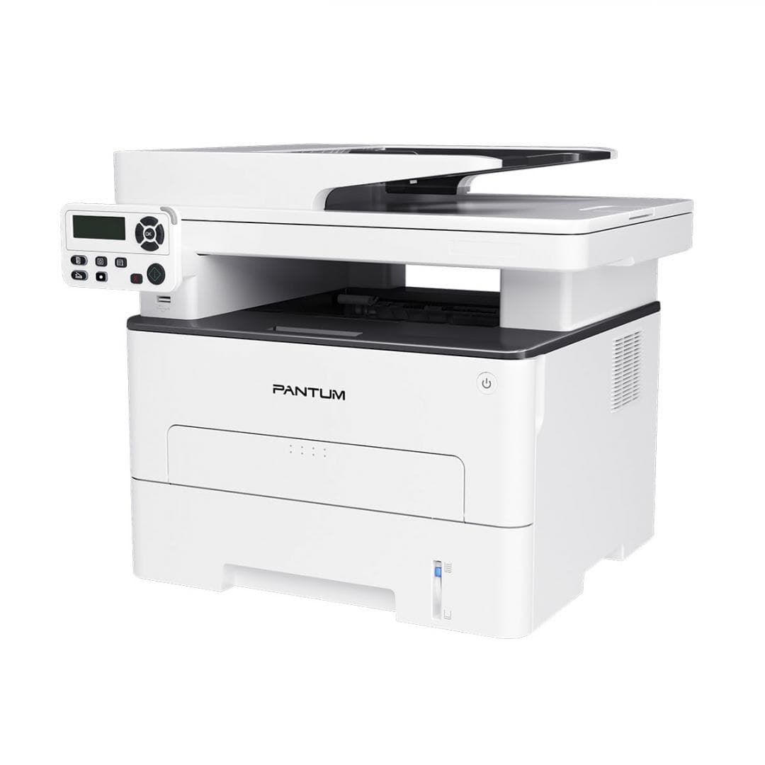 Multifunctional laser mono Pantum M7100DN Print/Copy/Scan, Dimensiune:A4, Rezolutie: Tiparire 1200x1200dpi, Copiere:600x600dpi, Scanare:1200x1200dpi; Viteza:33ppm; Procesor:525MHz; Memorie:128MB, Capacitate alimentare 250 de coli, capacitate iesire:150 coli, Greutate hartie 60-105 gr/mp, max 200