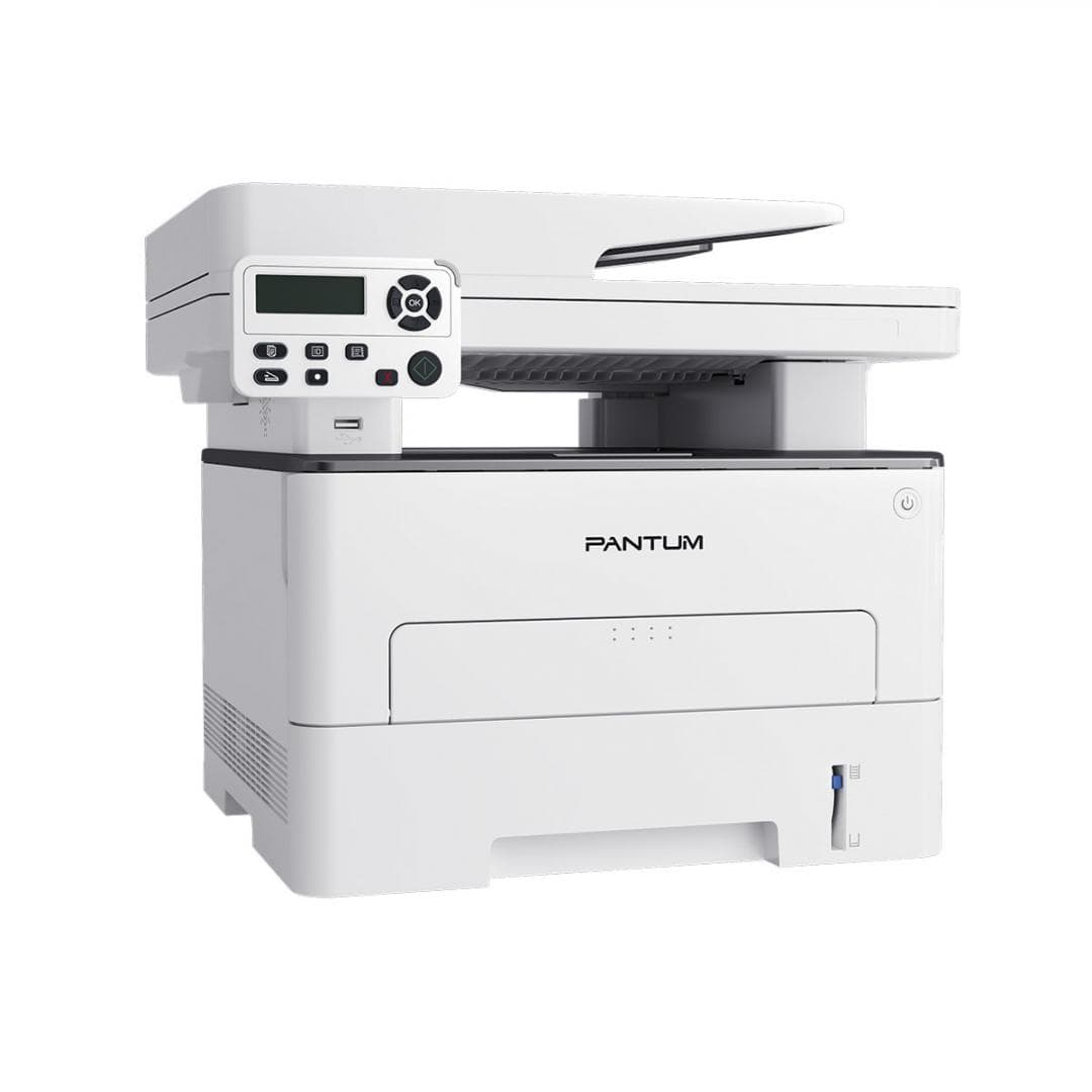 Multifunctional laser mono Pantum M7100DN Print/Copy/Scan, Dimensiune:A4, Rezolutie: Tiparire 1200x1200dpi, Copiere:600x600dpi, Scanare:1200x1200dpi; Viteza:33ppm; Procesor:525MHz; Memorie:128MB, Capacitate alimentare 250 de coli, capacitate iesire:150 coli, Greutate hartie 60-105 gr/mp, max 200