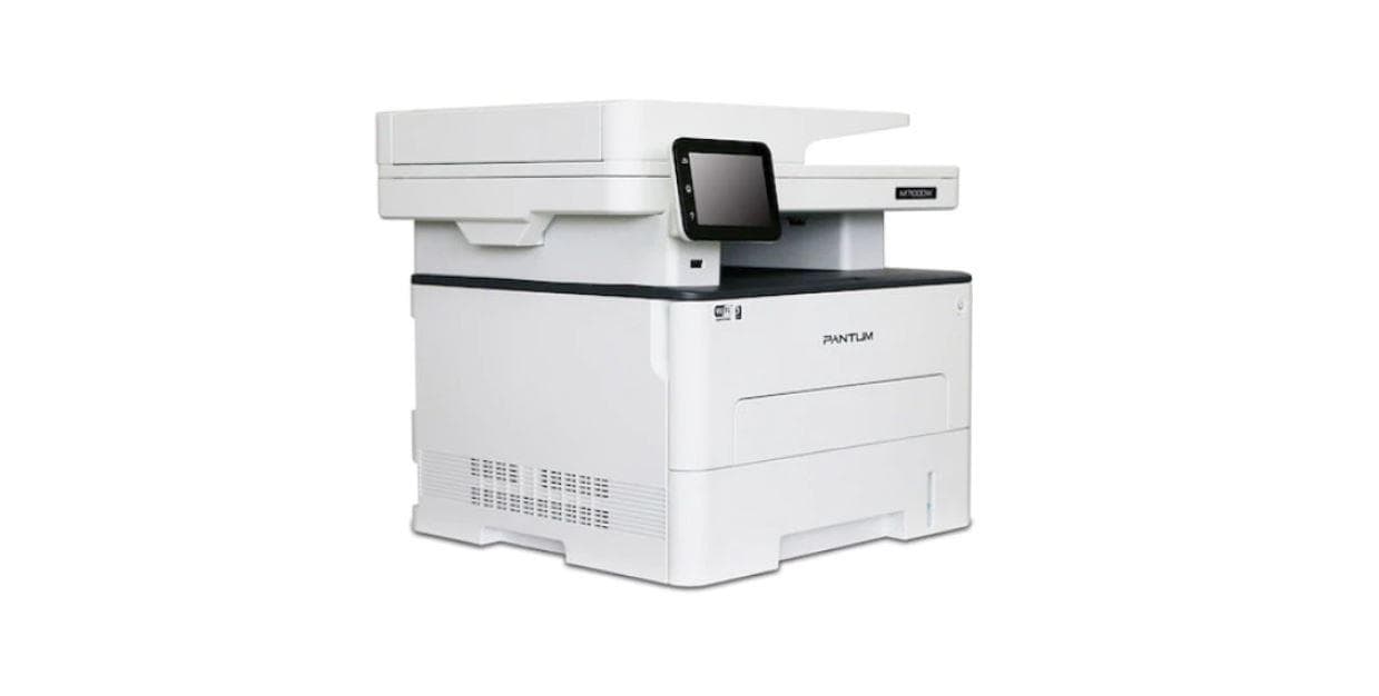 Multifunctional laser monocron Pantum M7310DW Imprimare/Copiere/Scanare, Dimensiuni:A4, Rezolutie: max 600x600 dpi, Viteza:33ppm, Procesor:800 MHz, Memorie:512MB, Ecran tactil 3.5 inch, Capacitate alimentare 250 de coli, capacitate iesire:150 coli, Greutate hartie: 60- 163 g/mp, Limbaj de printare