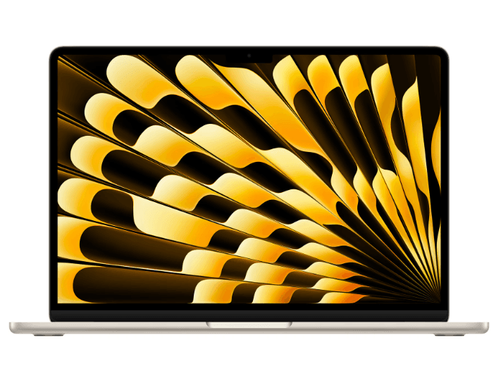 MacBook Air 13.6" Retina/Apple M4 (CPU 10-core, GPU 10-core, Neural Engine16-core)/24GB/512GB - Starlight - INT KB (2025)