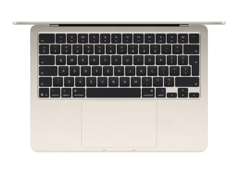 MacBook Air 13.6" Retina/Apple M4 (CPU 10-core, GPU 10-core, Neural Engine16-core)/24GB/512GB - Starlight - INT KB (2025)