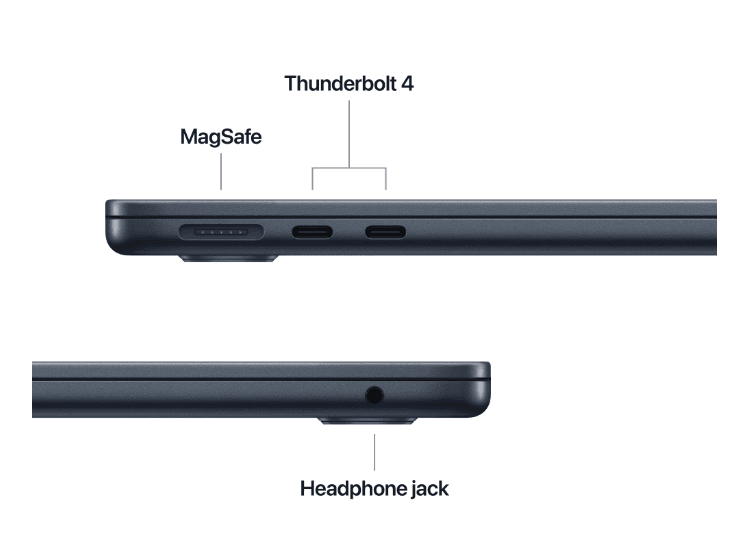 MacBook Air 13.6" Retina/Apple M4 (CPU 10-core, GPU 10-core, Neural Engine16-core)/24GB/512GB - Midnight - INT KB (2025)