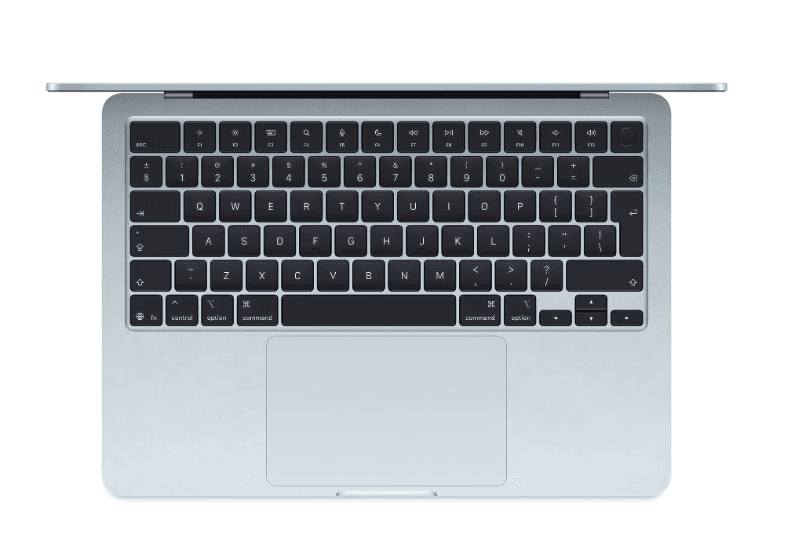 MacBook Air 13.6" Retina/Apple M4 (CPU 10-core, GPU 8-core, Neural Engine16-core)/16GB/256GB - Sky Blue - INT KB (2025) 30W USB‑C