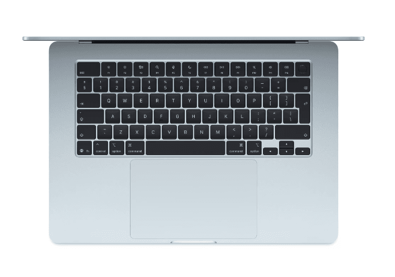 MacBook Air 15.3" Retina/Apple M4 (CPU 10-core, GPU 10-core, Neural Engine16-core)/16GB/512GB - Sky Blue - INT KB (2025)