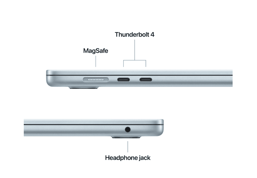 MacBook Air 15.3" Retina/Apple M4 (CPU 10-core, GPU 10-core, Neural Engine16-core)/16GB/512GB - Sky Blue - INT KB (2025)