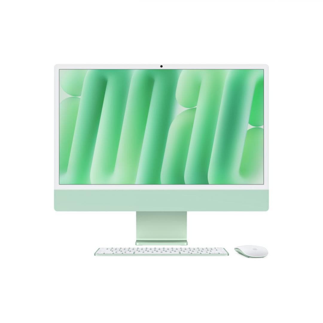 Apple iMAC 24" Retina 4.5k/ Apple M4 (CPU 10-core, GPU 10-core, Neural Engine16-core)/24GB/512GB - Green - INT KB (2024)