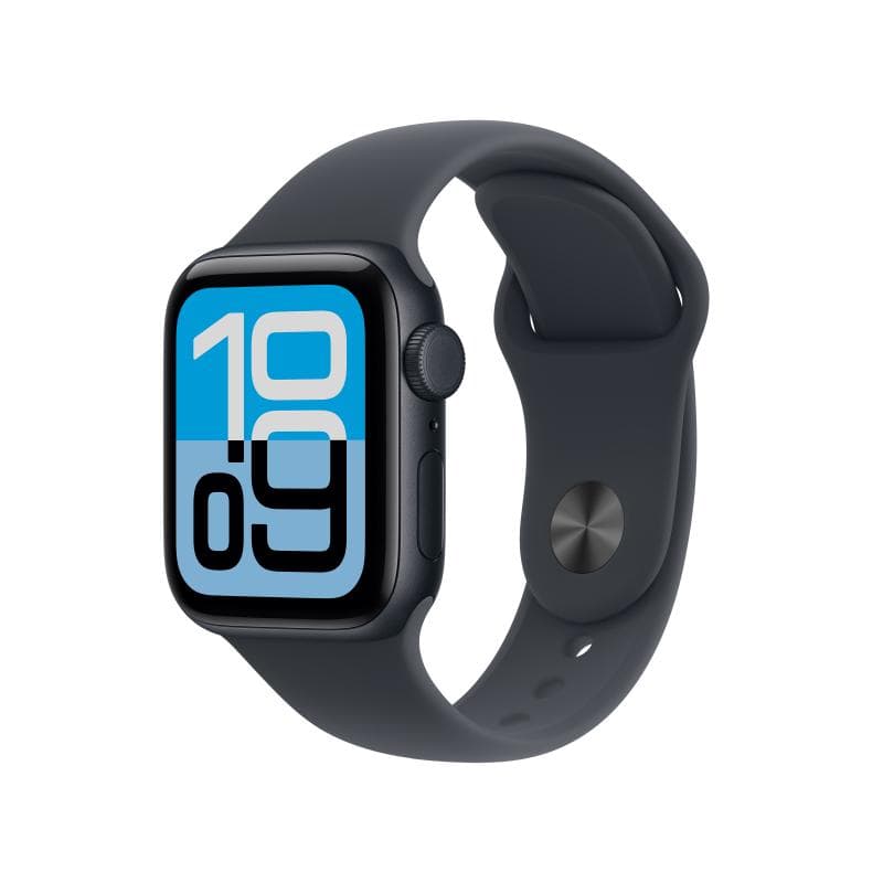 Apple Watch SE 3 GPS + Cellular 40mm Midnight Aluminium Case with Midnight Sport Band - S/M