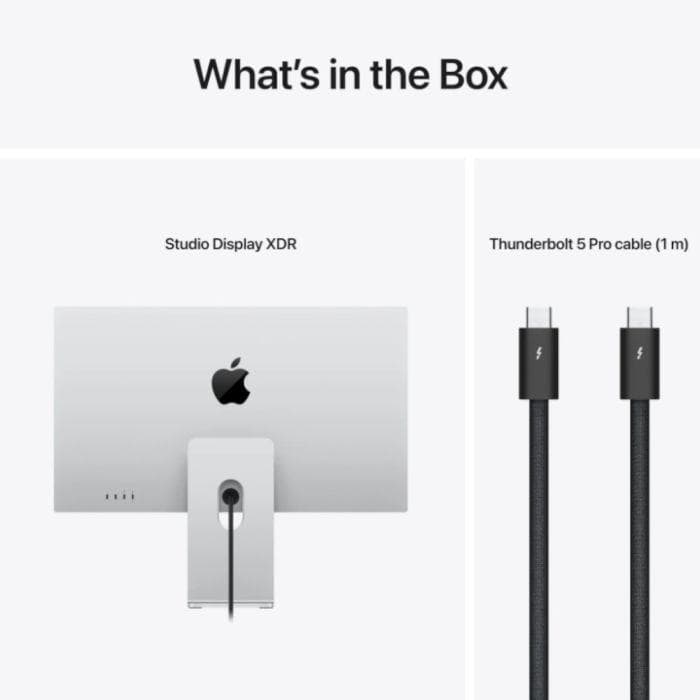 Apple Studio Display XDR - 27" Retina 5K - Standard Glass with VESA Mount Adapter (Stand not included)