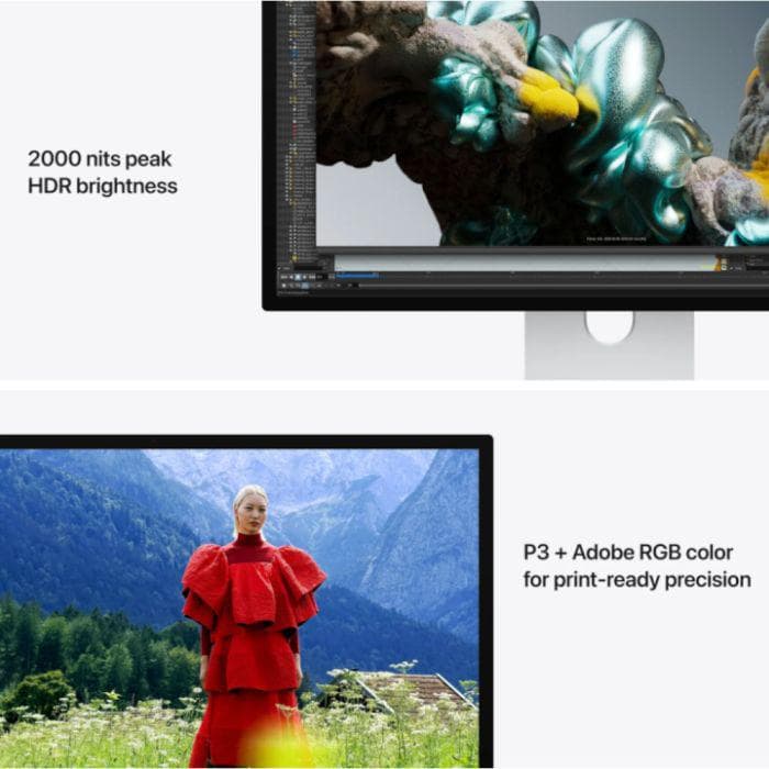 Apple Studio Display XDR - 27" Retina 5K - Standard Glass with VESA Mount Adapter (Stand not included)