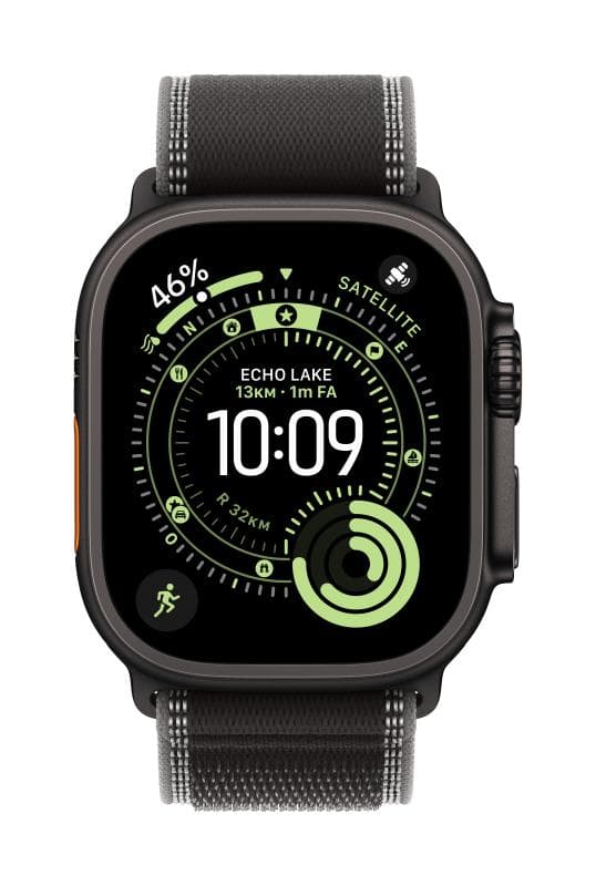 AW BAND 49MM TRAIL BK/CHAR BK TITAN S/M
