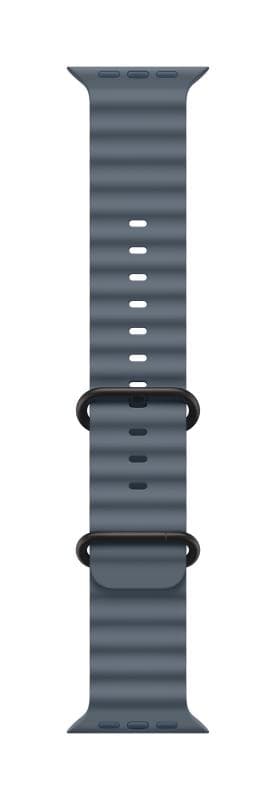 Apple Watch 49mm Anchor Blue Ocean Band - Black Titanium Finish