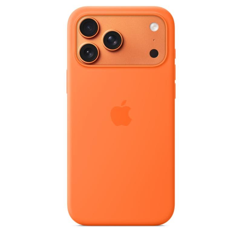 iPhone 17 Pro Max Silicone Case with MagSafe - Orange