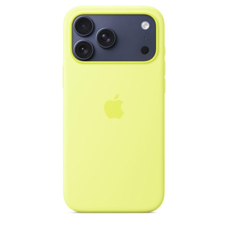 iPhone 17 Pro Max Silicone Case with MagSafe - Neon Yellow
