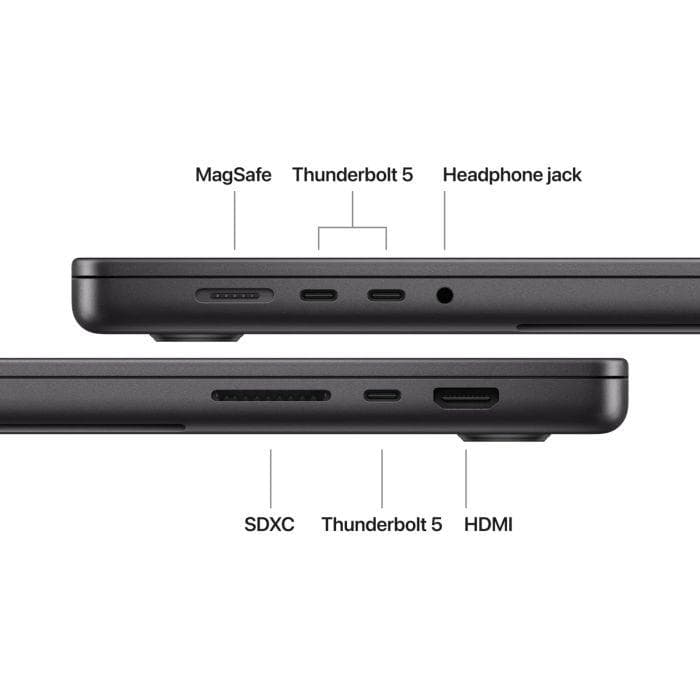 MacBook Pro 14.2"/Apple M5 (CPU 10-core, GPU 10-core, Neural Engine 16-core)/32GB/1TB - Space Black - INT KB (No Adapter) - 2026