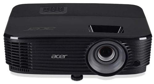 Proiector ACER X1123HP, DLP, 3D Ready, SVGA 800x600, up to WUXGA 1920x 1200, 4000 lumeni, 20000:1, 4:3 nativ, 16:9 compatibil, dimensiune maxima imagine 300", distanta maxima de proiectie 12 m, boxa 3W, lampa 5000 ore/ 15000 ore, D-sub, composite/ RCA, HDMI, PC audio, USB mini B, RS232, cablu VGA
