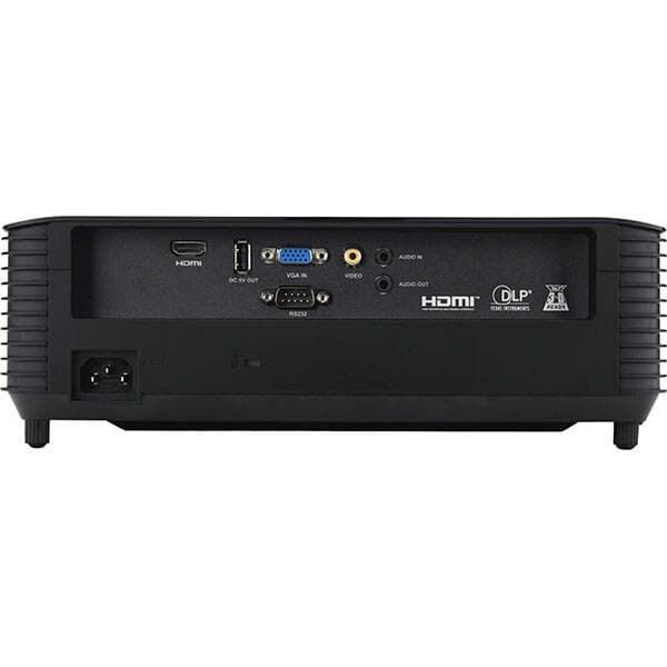 Proiector Acer X1128I, DLP, SVGA 800* 600, up to WUXGA 1920* 1200, 4800 lumeni, 4:3/ 16:9, 20.000:1, zoom digital 2x, zoom optic 1.1x, distanta maxima de proiectie 11.8 m, dimensiune maxima imagine 300", lampa 6.000 ore/ 15.000 ore extremeEco, HDMI, USB, Composite video, VGA, audio in/ out, DC Out