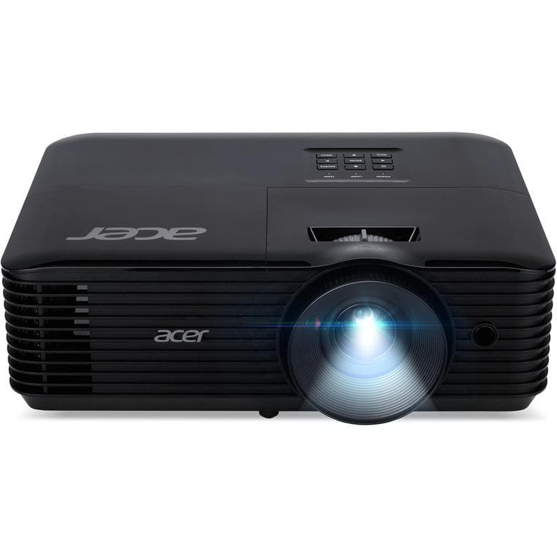 Videoproiector Acer X1328WHn, WXGA 1280*800, up to WUXGA 1920*1200, 5.000 lumeni/ 4.000 lumeni Ecomode, 16:10/ 16:9/ 4:3, 20.000:1, dimensiune maxima imagine 300", distanta maxima proiectie 10 m, boxa 3W, lampa 6.000 ore/ 15.000 ore Ecomode, 27 dB, 2.8 kg, D-sub, 2* HDMI, PC audio in/ out, Composite