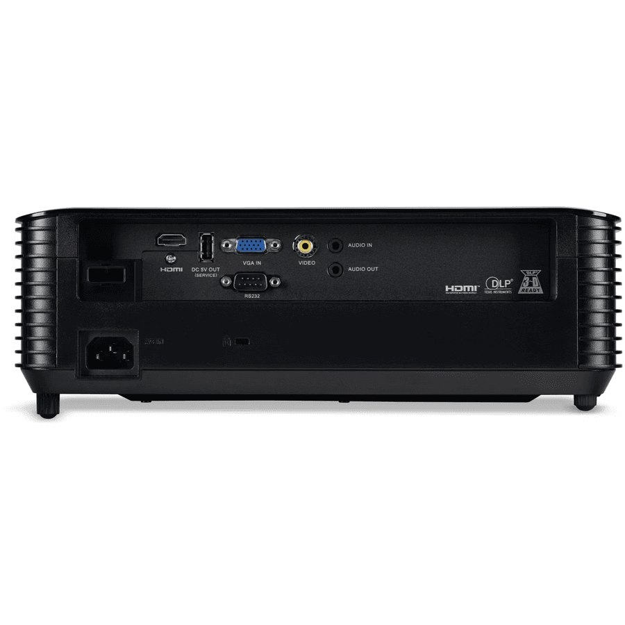 Videoproiector Acer X1328ic, WXGA 1280*800, up to WUXGA 1920*1200, 5.000 lumeni, 16:9/ 16:10/ 4:3, 20.000:1, diagonala maxima 300", distanta maxima de proiectie 10 m, boxa 3W, lampa 5.000 / 15.000 ore, 27 dB, 2.4 kg, D-sub, 2* HDMI, PC audio in/ out, composite video, DC Out (5V/1A, USB Type A)